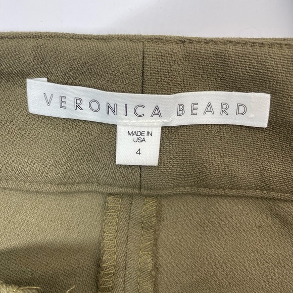 Veronica Beard Roxy Front Zipper Crop Ankle Moto Pants Size 4 Q45 - Picture 5 of 7